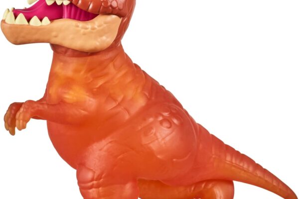 Heroes of Goo Jit Zu Jurassic World, Large SupaGoo T. Rex 7.5″ Stretchy, Squishy Dinosaur Figure with Chomp Attack