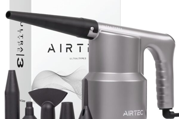 IT Dusters AirTec Ultra Electric Air Duster Blower for PC, Laptop, Console, Electronics and Home Cleaning, Environmental Alternative to Spray air can Duster Keyboard Cleaner (Type 3)