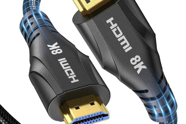 HDMI Cable 20FT Long – 8K HDMI 2.1 48Gbps Ultra High Speed HDMI Braided Cord,8K 60Hz 4K120Hz,HDCP 2.2&2.3, Compatible with TV/PS4 /PS5/Xbox Series X