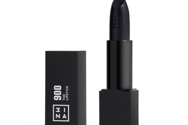 3INA The Lipstick 900 Panther Black – Long Lasting, Smudge Proof, Matte Lipstick for Women and Men – Vegan, Cruelty Free Formula – Waterproof, Moisturizing, Hydrating – 0.11 oz