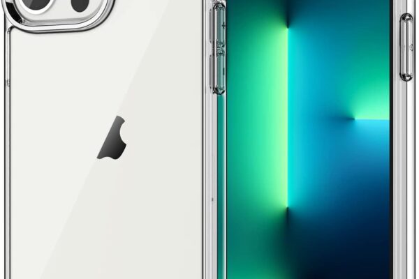 JETech Case for iPhone 13 Pro Max 6.7-Inch, Non-Yellowing Shockproof Phone Bumper Cover, Anti-Scratch Clear Back (Clear)