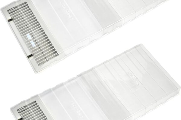 Magnetic Air Vent Extender for Under Furniture,Stronger Plastic Vent deflectors,Secured Magnet, Fits Floor Registers Up to 13” Wide, Extends from 17”-30”.2 Pack