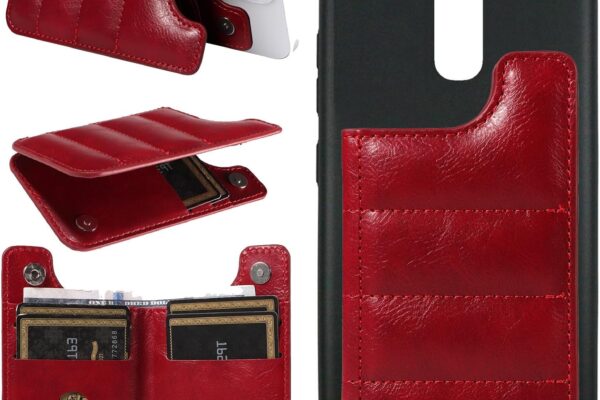 Compatible with Oukitel K9 Pro Cover,2 in 1 (Wallet Card Holder+TPU Soft Shell) PU Leather Kickstand Magnetic Closure Protective Phone Case Red