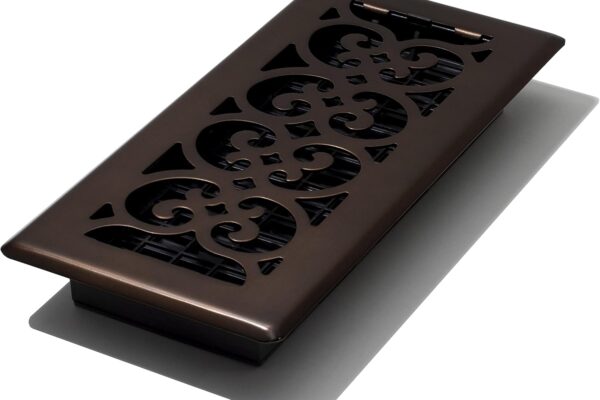 Decor Grates SPH410-RB Floor Register, 4×10, Rubbed Bronze Finish
