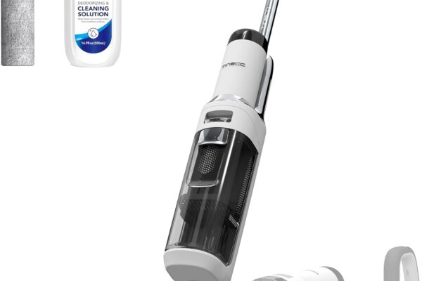 Tineco Floor ONE Stretch S6 Cordless Wet Dry Vacuum Cleaner, 180°Lay-Flat Smart Vacuum Mop, 40 Minutes Long Runtime 158℉ Flashdry Self-Cleaning, Dual-Sided Edge Cleaning Lightweight Floor Cleaner