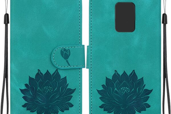 Compatible with Nokia 1.4 1322 Magnetic Card Slot Wallet Case Cover,Compatible with Nokia 1.4 1322 Flip Kickstand case Green