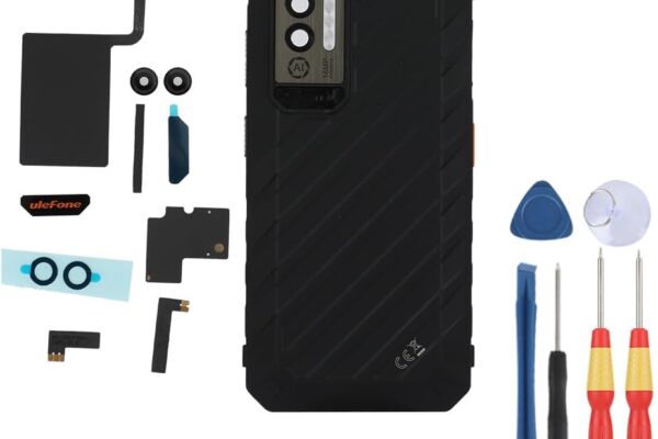Battery Cover Back Shell for Ulefone Power Armor X11 Pro Repair Replacement Accessories Parts.(Black)