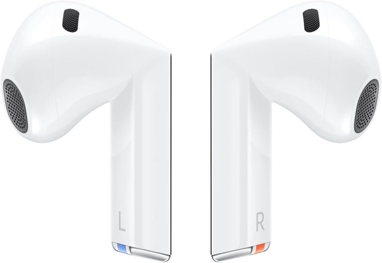 SAMSUNG Galaxy Buds 3 AI True Wireless Bluetooth Earbuds, Open Type Fit, Active Noise Cancellation, 360 Audio, Touch Control, White [US Version, Amazon Exclusive, 2Yr Warranty]