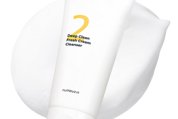 numbuzin No.2 Cleansing Foam | Deep Clean Fresh Cream Cleanser | Foam Cleanser, Gentle Exfoliation, Deep Cleansing, Natural Ingredients | Blackheads, Excess Oil, Dead Skin Cells | 4.05 fl. oz.