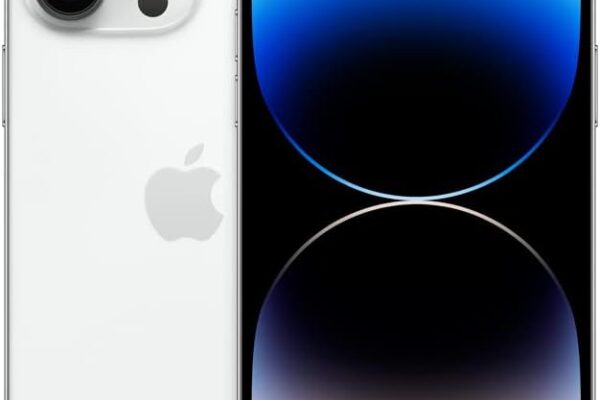 Apple iPhone 14 Pro Max, 128GB, Silver – Unlocked (Renewed Premium)