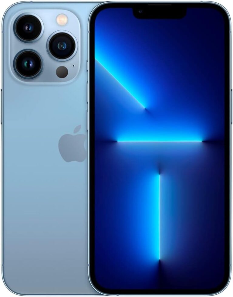 Apple iPhone 13 Pro, 256GB, Sierra Blue – Unlocked (Renewed)