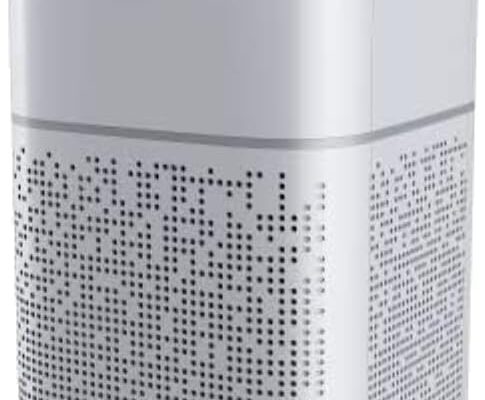 BISSELL Air180 Air Purifier For Home, Bedroom, HEPA Filter, Filters Smoke, Allergies, Pet Dander, Odor, Dust, Gray, 3496+