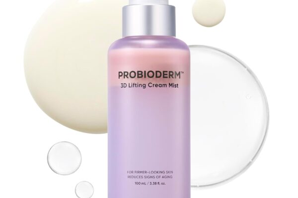 Probioderm™ 3D Lifting Cream Mist 3.38 fl oz (100 ml) | Face Moisturizers, Hydrating Glowing Serum Spray, Moisturizing & Elasticity-Enhancing Facial Mist for Face, Neck & Décolleté