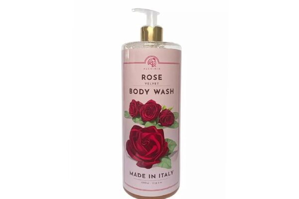 Alchimia Rose Moisturizing Body Wash 33.8 fl oz / 1000ml Made in Italy