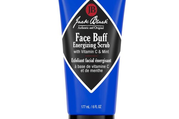 Jack Black Face Buff Energizing Scrub – Mens Face Wash & Pre Shave Scrub, Face Cleanser for Men, Pre Shave for Men, Mens Facial Cleanser, Mens Face Scrub, Exfoliating Face Wash, Jack Black Face Scrub