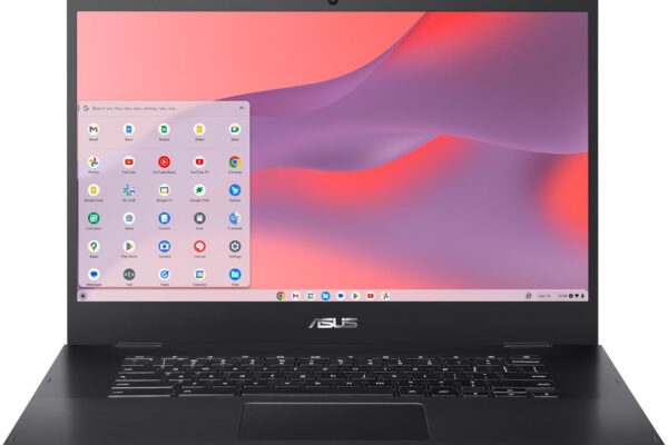 asus ASUS Chromebook CX1, 15.6/” Full HD NanoEdge Display, Intel Celeron N3350 Processor, 64GB eMMC Storage, 4GB RAM, Spill-Resistant Keyboard, Chrome OS, Mineral Gray, CX1500CNA-WS44F (Renewed)