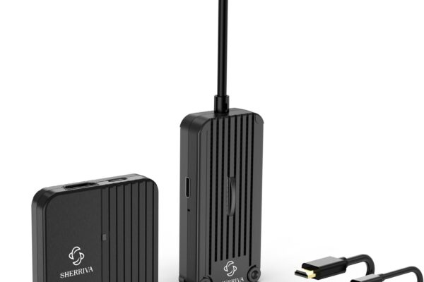USB-C Wireless HDMI Transmitter and Receiver – 1080P@60Hz, 2.4G/5G Streaming, 100FT Range, Compatible with Smartphone, Laptop, Netflix, Projector, HDTV, Plug & Play, No App/WiFi Required