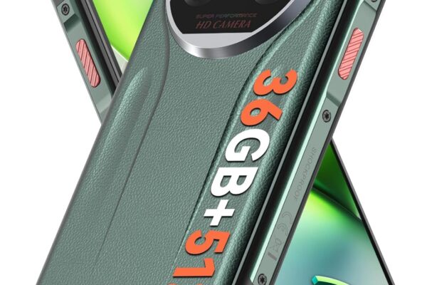 OUKITEL WP39 PRO Rugged Phone 5G Unlocked 2025-36GB+512GB/2TB Cell Phone, 11000mAh(33w) Battery, 6.6”FHD+Display Rugged Smartphone, 64MP Camera, 5G Dual SIM Android 14 Phone, NFC/GPS/T-Mobile, Green