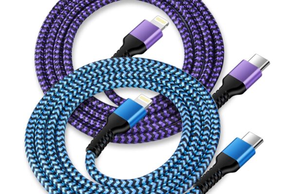 2pack-10ft USB Type C to Lightning Charger Cable, Original Apple Usbc Power Delivery Fast Charging Cord for iPhone 14 13 Pro Max/13Pro/12/11/X/XR/XS/8, PD USB-C Lighting Wire Cargador Powerline