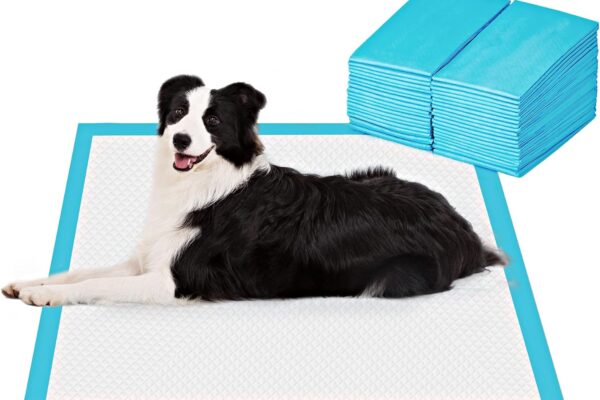 Extra Large Pet Training and Puppy Pads Pee Pads for Dogs 28″x34″ -40 Count Super Absorbent & Leak-Proof