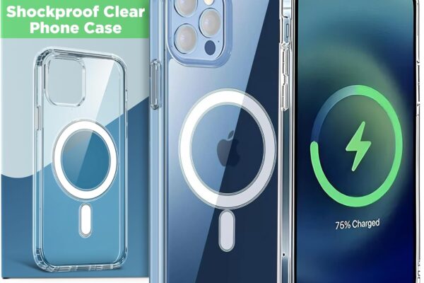 i11pm Clear Case Sleek Silicone & Mag-Safe Compatible with Magnetic Ring for Accessories & Highspeed Wireless Charging, Anti-Yellowing & Drop Shock Protection for iPhone 11 Pro Max (6.5″)