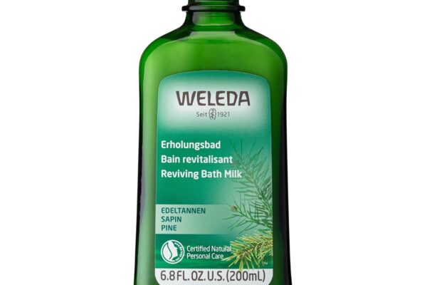 Weleda – Pine Reviving Bath Milk – Moisturizing Sensitive Skin Daily – Revitalizes Senses – Natural Ingredients for a Soothing Bath Experience – Skin-Friendly Formula and Relaxing Aroma