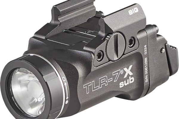 Streamlight 69406 TLR-7 X sub USB 500-Lumen 5000-Candela Weapon Light Designed Exclusively and Solely for Sig Sauer P365/XL Closed Rail Systems, Includes Mounting Kit, Key, and Multi-Tool, Black