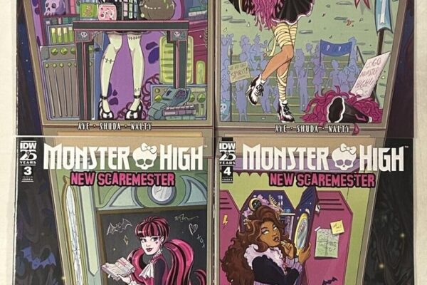 Monster High: New Scaremester #1-4 VF/NM complete connecting cover set ; IDW