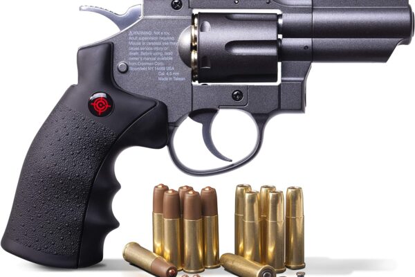 Crosman SNR357 Snub Nose .177-Caliber Pellet/ BB CO2-Powered Revolver