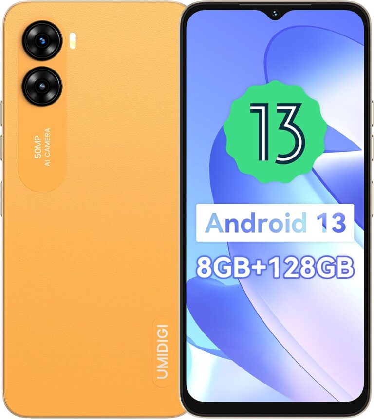 UMIDIGI G3 MAX 8+128GB Unlocked Cell Phone,50MP Ultra-Clear AI Camera Smartphone,6.6-inch FHD Display Android Phone,5150mAh Massive Battery Mobile Phone Support Expandable Up to 1TB