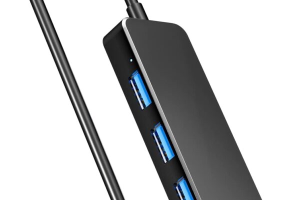 USB C Hub 4 Ports, Eanetf USB C to USB Hub 3.0 USB Splitter for Mac Pro, iMac, iPad Pro, Chromebook, Pixelbook, Dell XPS, Samsung, and More Type C Devices