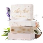 Mary Case All Natural Bar Soap for Men & Women (Variety Set of 4) – Lavender, Tea Tree, Coconut and Rose Body Soap Bars with Olive & Coconut Oils – Vegan Bath Soaps for Hydrating & Nourishing Skin