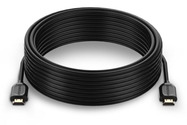 Fosmon 4K HDMI Cable 25FT/7.5M, HDMI 2.0 Cable 4K@60Hz/2160p Support 18Gbps, HDCP, 3D, ARC, Dolby TrueHD, 30AWG Compatible with UHD TV, PC Monitor, Console, PS4, PS5, Xbox 360/One/X/S, Nintendo Switch