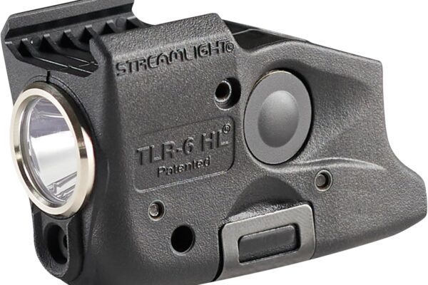Streamlight 69353 TLR-6 HL G 300-Lumen Rechargeable Tactical Weapon Light with Integrated Green Aiming Laser Designed Exclusively and Solely for Select Glock Railed Handgun Models Only, Black